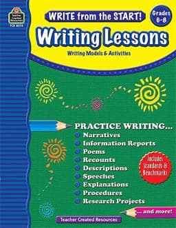 Write from the Start! Writing Lessons Grd 6-8 9781420680744