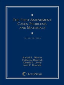 The First Amendment 9781422485330
