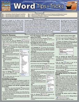 Word Tips and Tricks 9781423217756