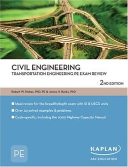 Civil Engineering Transportation Engineering PE Exam Review 9781427765147