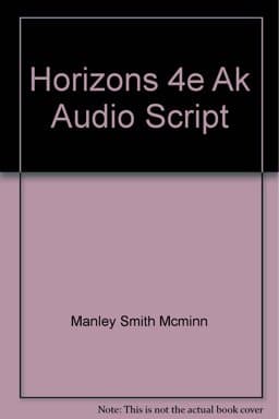 Horizons 4e-Answer Key/Audio Script 9781428211889