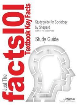Studyguide for Sociology by Shepard 9781428817340