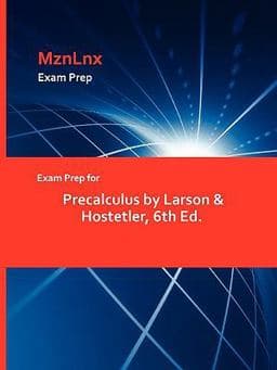 Exam Prep for Precalculus by Larson and Hostetler 9781428869332