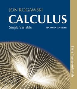 Calculus: Early Transcendentals, Single Variable Calculus 9781429231824