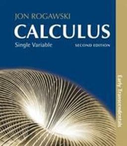 Calculus: Early Transcendentals, Single Variable 9781429231831