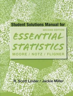 Student Solutions Manual for Essential Statistics 9781429256544