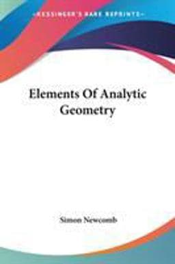 Elements of Analytic Geometry 9781430495482