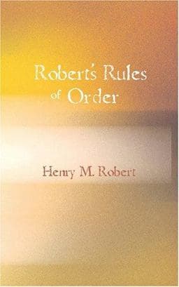 Robert's Rules of Order 9781434604842