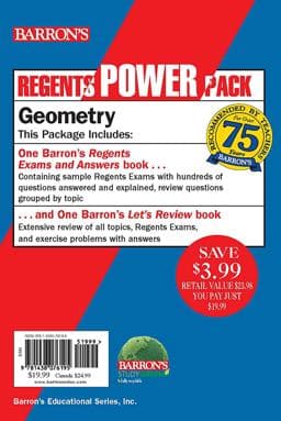Regents Geometry Power Pack 9781438076195