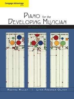 Cengage Advantage Books: Piano for the Developing Musician, Concise 9781439085431