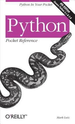 Python Pocket Reference 9781449389307