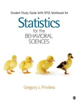Statistics for the Behavioral Sciences 9781452203348
