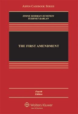 The First Amendment 9781454807063