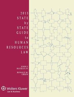 State by State Guide to Human Resources Law, 2013 Edition 9781454810636