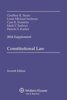 Constitutional Law 2014 Supplement 9781454841722