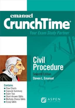 Emanuel CrunchTime for Civil Procedure 9781454897477