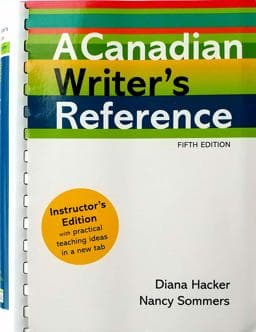 A Canadian Writer's Reference 9781457602450