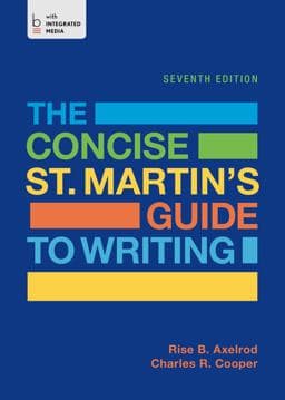 The Concise St. Martin's Guide to Writing 9781457669552