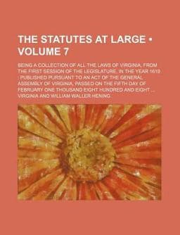 The Statutes at Large 9781458937667