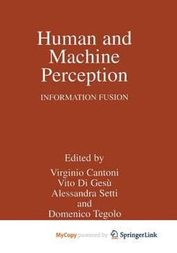 Human and Machine Perception 9781461559665