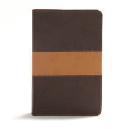 CSB Disciple's Study Bible, Brown/Tan LeatherTouch 9781462753680