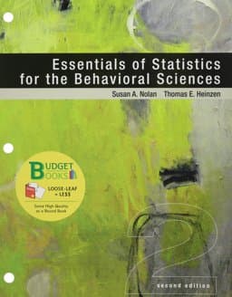 Loose-Leaf Version for Essentials of Statistics for the Behavioral Sciences 9781464113062