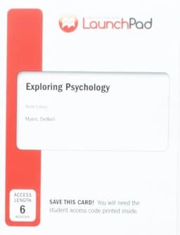 LaunchPad for Myers' Exploring Psychology (1-Term Access) 9781464199950