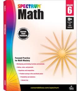 Spectrum Math, Grade 6 9781483808741