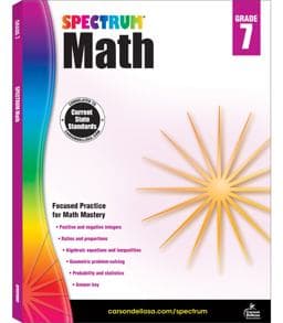 Spectrum Math, Grade 7 9781483808758