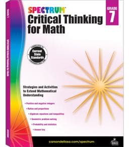Spectrum Critical Thinking for Math, Grade 7 9781483835549