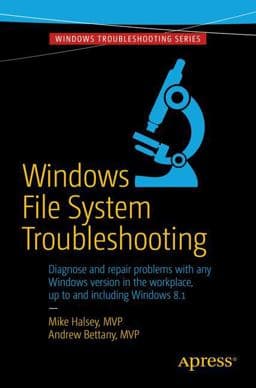 Windows File System Troubleshooting 9781484210178