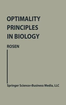 Optimality Principles in Biology 9781489964205