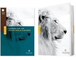 NLT Courage for Life Study Bible for Men 9781496475527