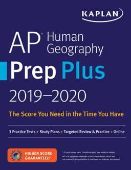 AP Human Geography Prep Plus 2019-2020 9781506242538