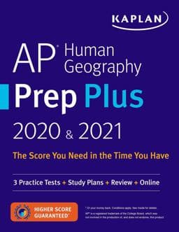 AP Human Geography Prep Plus 2020 And 2021 9781506259819