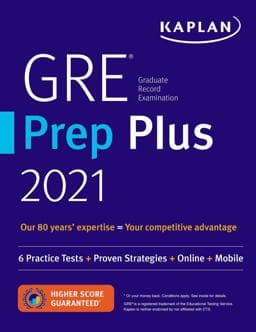 GRE Prep Plus 2021 9781506262437