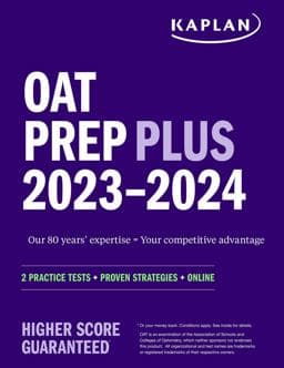OAT Prep Plus 2023-2024 9781506276809