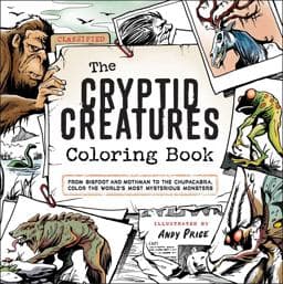 The Cryptid Creatures Coloring Book 9781507222317