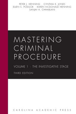 Mastering Criminal Procedure, Volume 1 9781531014971