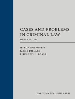 Cases and Problems in Criminal Law 9781531023232