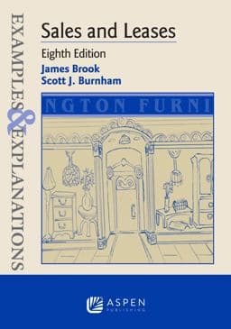 Examples and Explanations for Sales and Leases 9781543816938