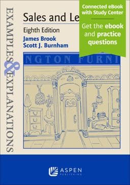 Examples and Explanations for Sales and Leases 9781543817065