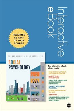 Social Psychology Interactive EBook 9781544325620