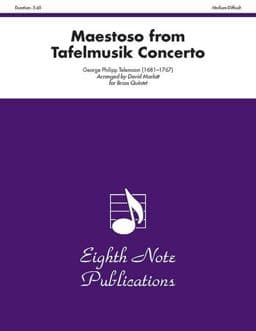 Maestoso (from Tafelmusik Concerto) 9781554725915