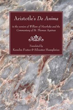 Aristotle's de Anima 9781556354489