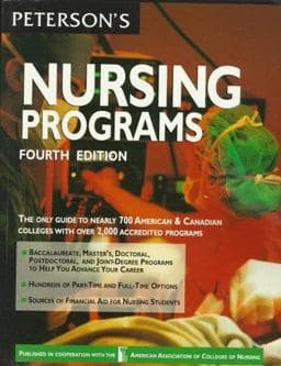 Peterson's Nursing Programs 9781560799986