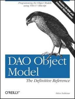 DAO Object Model 9781565924352