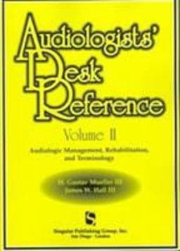Audiologists' Desk Reference 9781565937116
