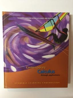Contemporary Calculus Through Applications 9781570397158