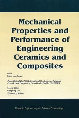 Mechanical Properties and Performance of Engineering Ceramics and Composites 9781574982329